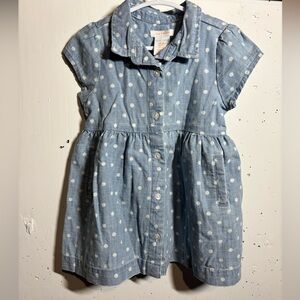 Joe Fresh Chambray Polka Dot Shirt